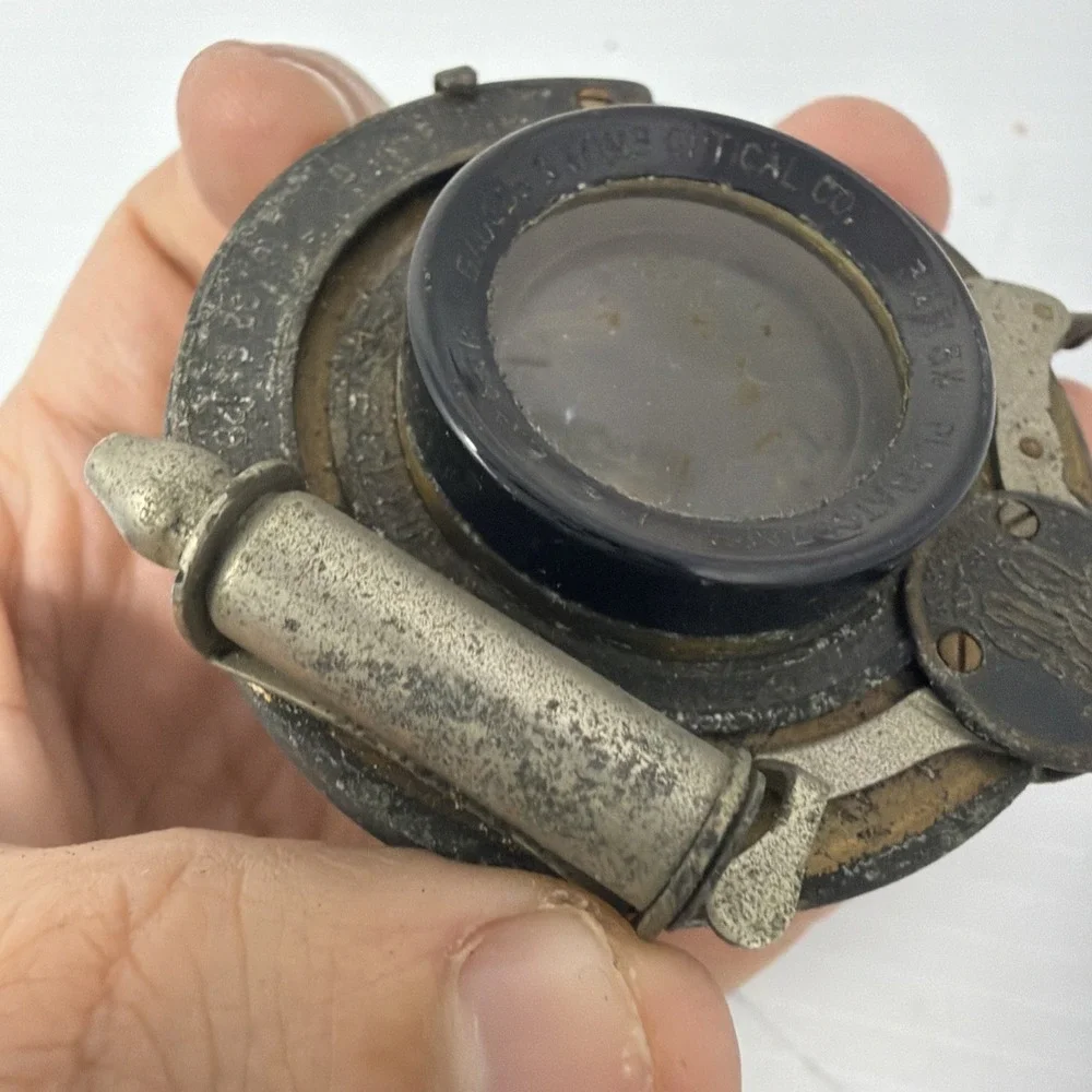Bausch & Lomb f/8 6-3/4in Lens In Kodak Ball Bearing Shutter 1913 Vintage Parts